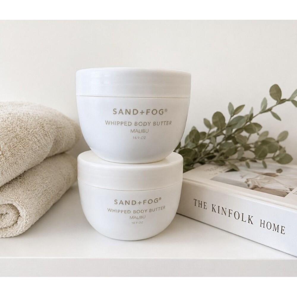 Lot of 2 Sand + Fog Malibu Whipped Body Butter 16.9 oz Each NEW